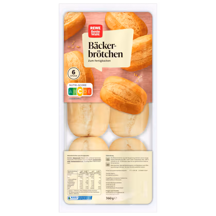 REWE Beste Wahl Bäcker-Brötchen