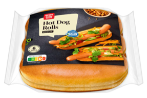 REWE Beste Wahl Hot Dog Rolls Brioche