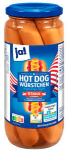 Nicht gewünschte Hot Dog Würstchen