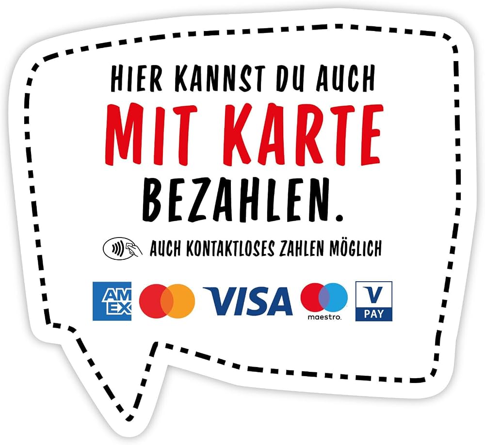 Bar- und Kartenzahlung möglich